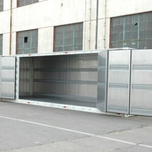 Contentor refrigerado de 20 pés com porta lateral